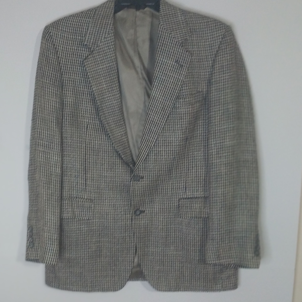 Elegant Houndstooth Men's Blazer